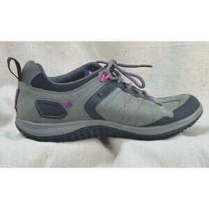 Rockport Hydro-Shield Waterproof Gray Purple Hiking Walking Shoes Women’s 6 EU36